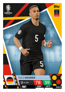 Thilo Kehrer Germany Topps Match Attax EURO 2024 #GER2